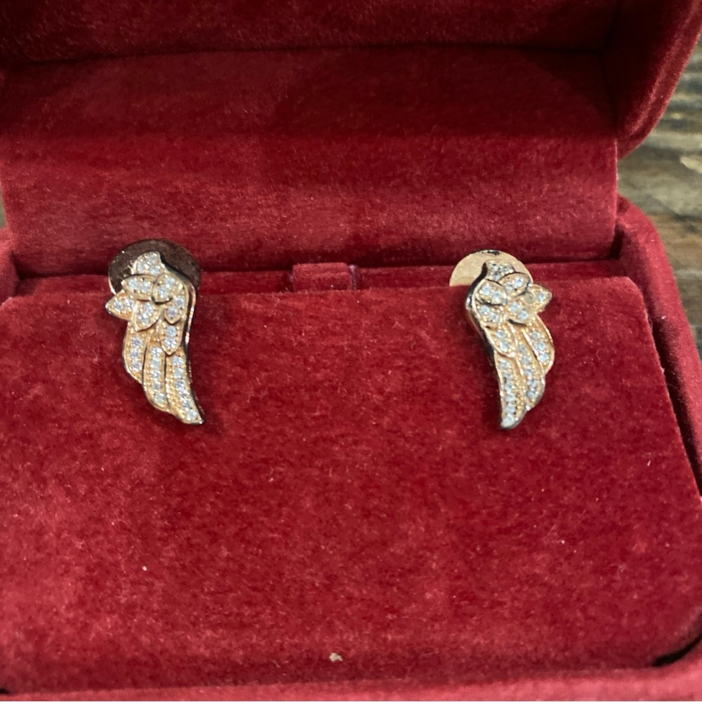 Rarities by Carol Brodie Angel Wing Earrings